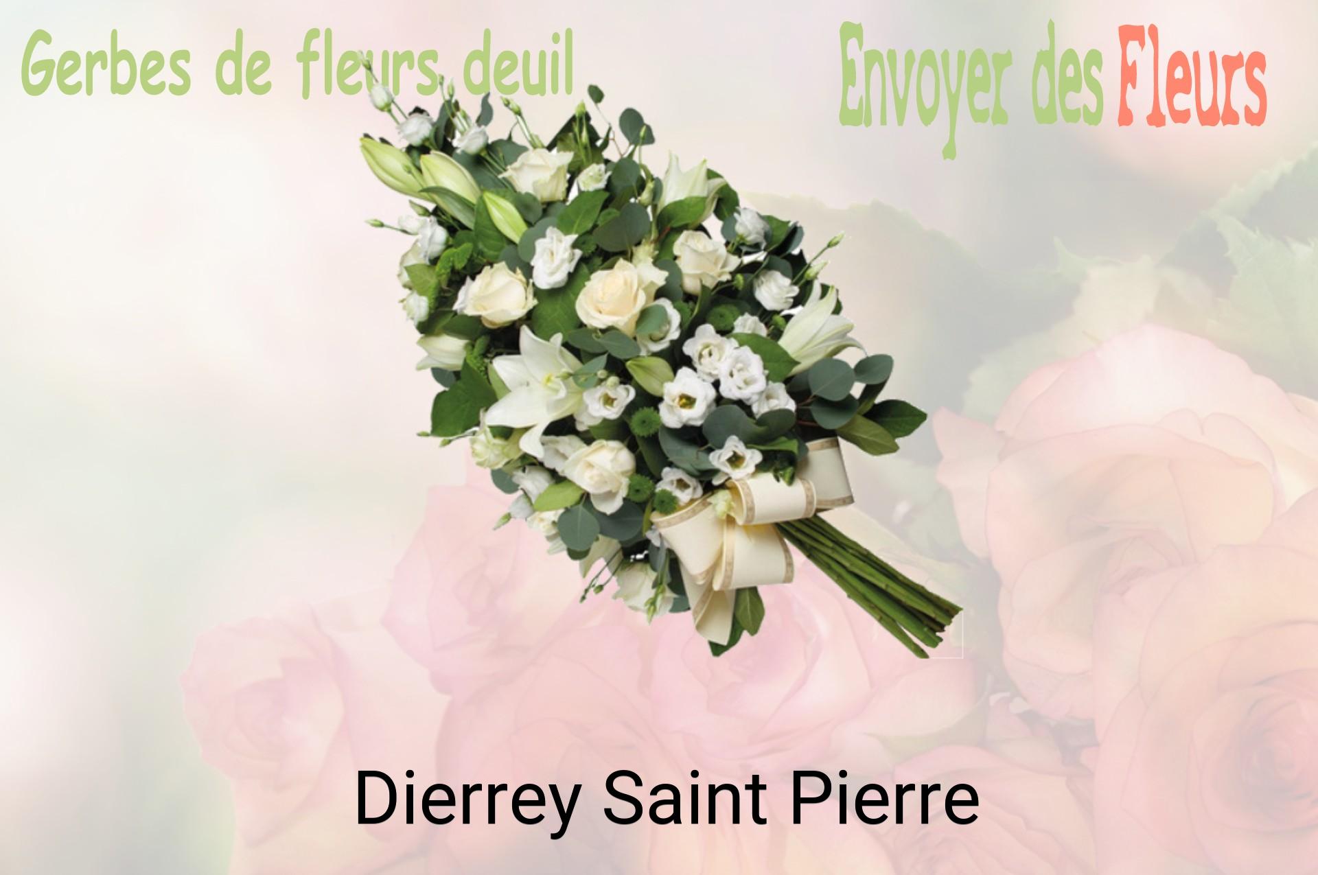 Gerbe de fleurs de deuil livrée à Dierrey-Saint-Pierre